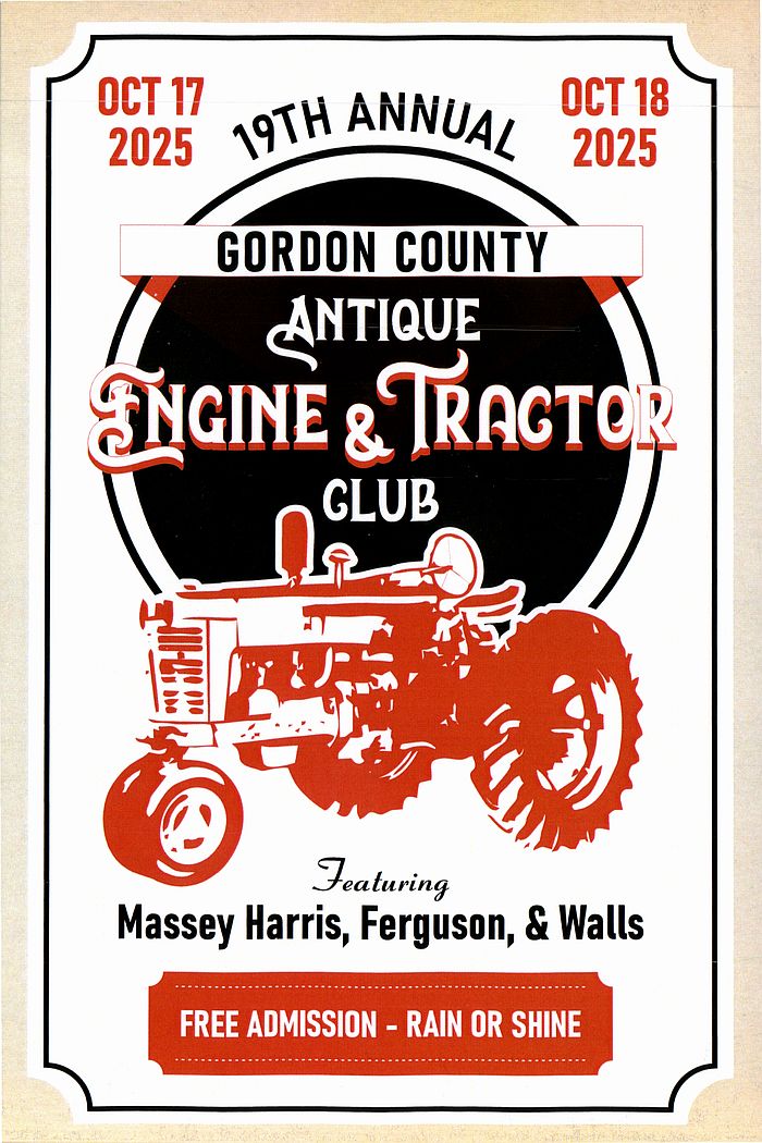 Gordon County 2025 Antique Engine and Tractor Show